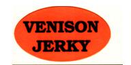 Orange Venison Jerky Label